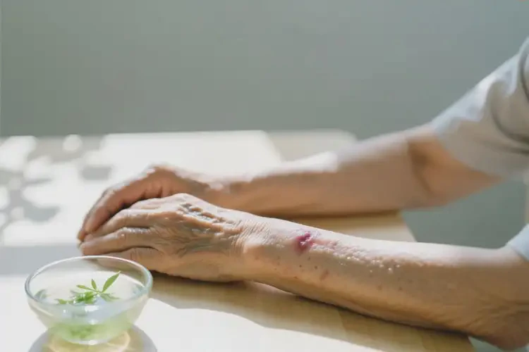 高龄老人手臂经常长湿疹不管它会自己自愈吗(图3)