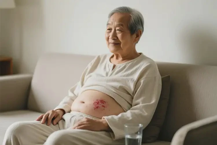老年人肚子偶尔起湿疹能够彻底治愈吗(图3)
