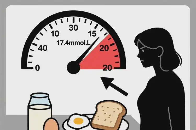 女性早餐血糖17點(diǎn)4是糖尿病嗎(圖1)