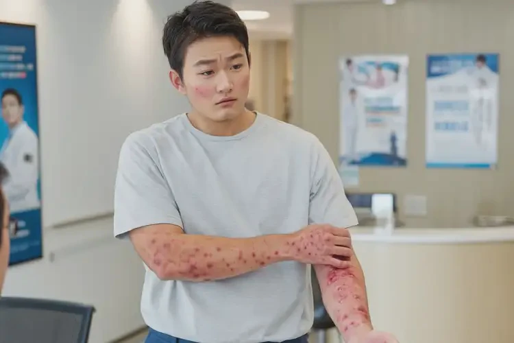 青年人四肢出濕疹不管它會(huì)自己好嗎(圖3)