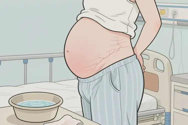 产妇屁股上偶尔起湿疹能靠自己自愈吗(图1)