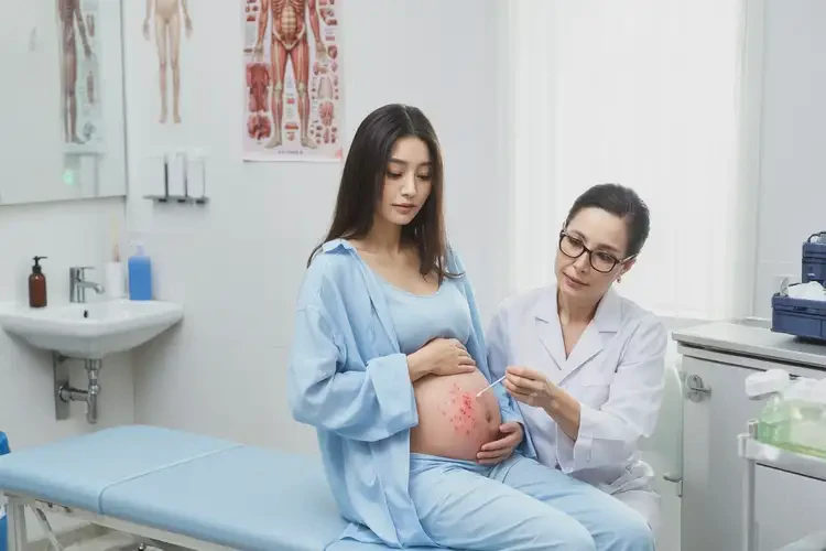 孕婦肚子上偶爾長(zhǎng)濕疹不管它會(huì)自己好嗎(圖2)