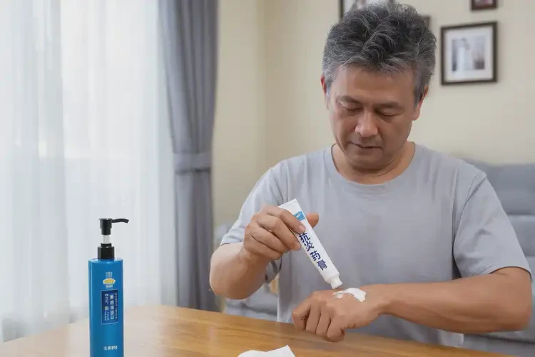 男人臉上偶爾長濕疹不管它會自己好嗎(圖2)