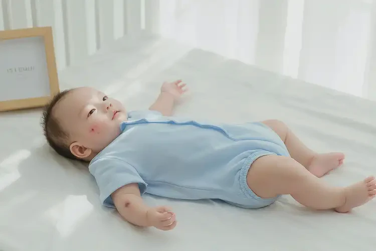 嬰兒脖子偶爾起濕疹不管它會(huì)自己好嗎(圖1)