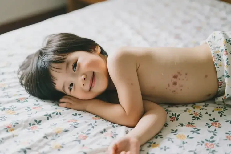 孩子肚子偶爾起濕疹不管它會自己好嗎(圖2)