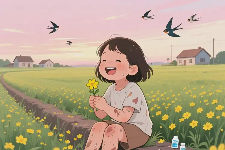 儿童全身有湿疹可不可以彻底自愈(图1)