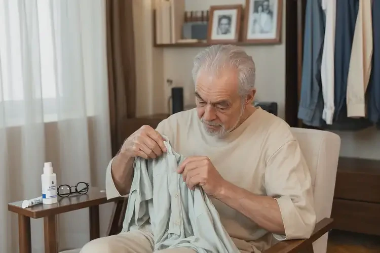 老人肚子上偶爾長濕疹不管它會自己痊愈嗎(圖1)