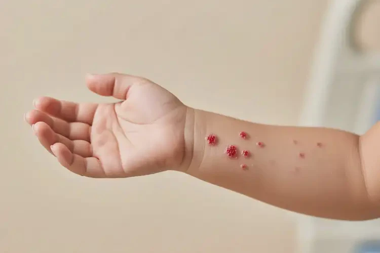 儿童手臂有湿疹不管它会自己痊愈吗(图2)