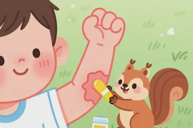 兒童手臂上經(jīng)常起濕疹能夠徹底治愈嗎(圖1)