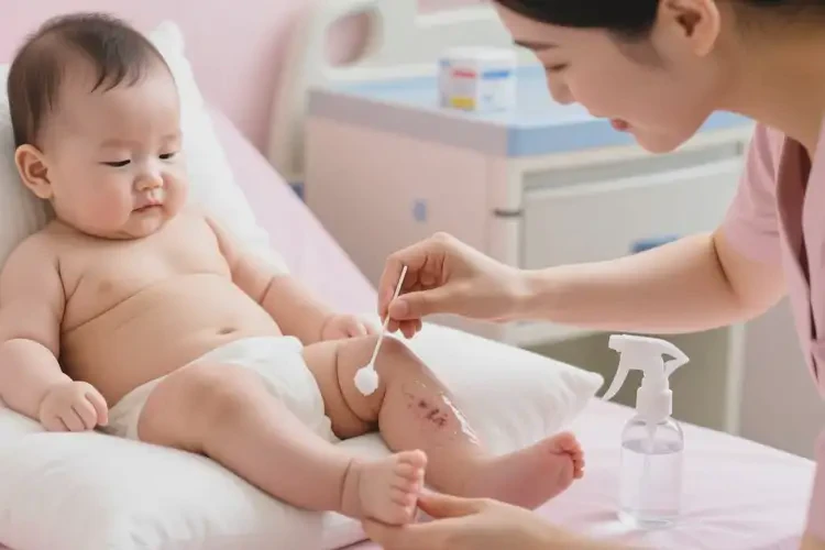 寶寶小腿上經(jīng)常長濕疹不管它會(huì)自己好嗎(圖1)