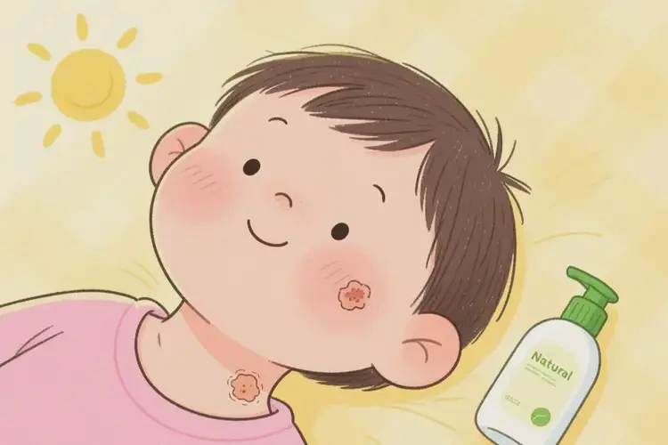 兒童脖子上有濕疹不管它會自己好嗎(圖3)