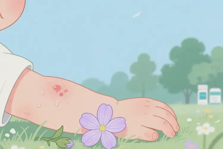 幼兒手臂偶爾長(zhǎng)濕疹不管它會(huì)自己自愈嗎(圖1)