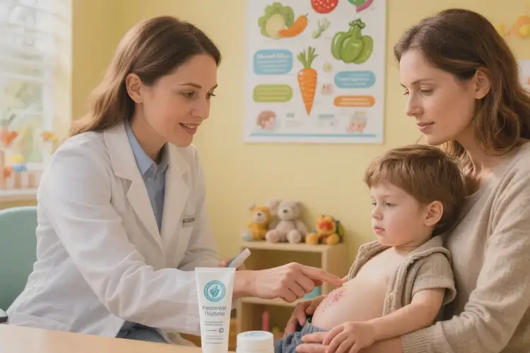 小孩肚子偶爾長濕疹不管它會自己痊愈嗎(圖2)