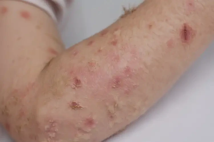 少兒全身出濕疹不管它會自己痊愈嗎(圖4)