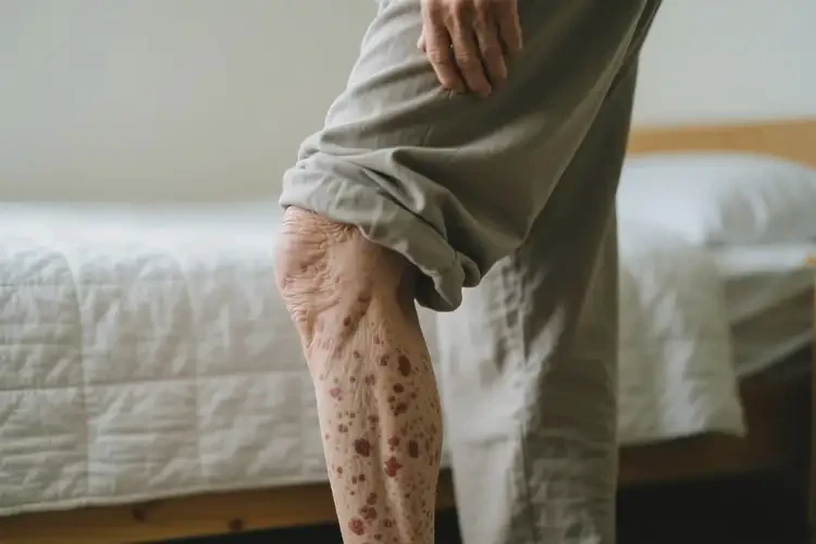 老人身上偶尔起湿疹不管它会自己自愈吗(图2)