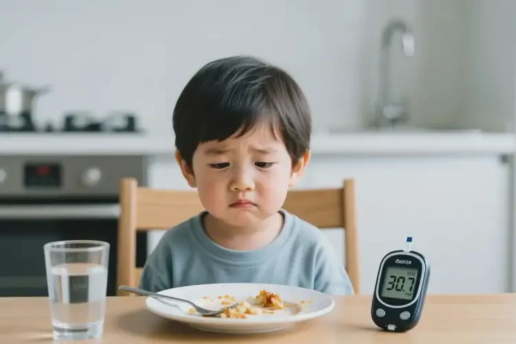 小孩晚餐血糖30(图1)