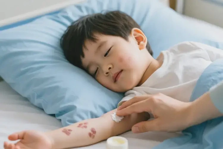 小孩手臂經(jīng)常起濕疹能夠徹底治愈嗎(圖2)