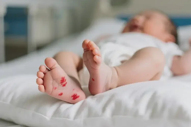 新生兒腳上起濕疹能靠自己自愈嗎(圖3)