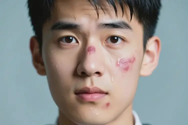 大學(xué)生臉上有濕疹不管它會(huì)自己好嗎(圖2)