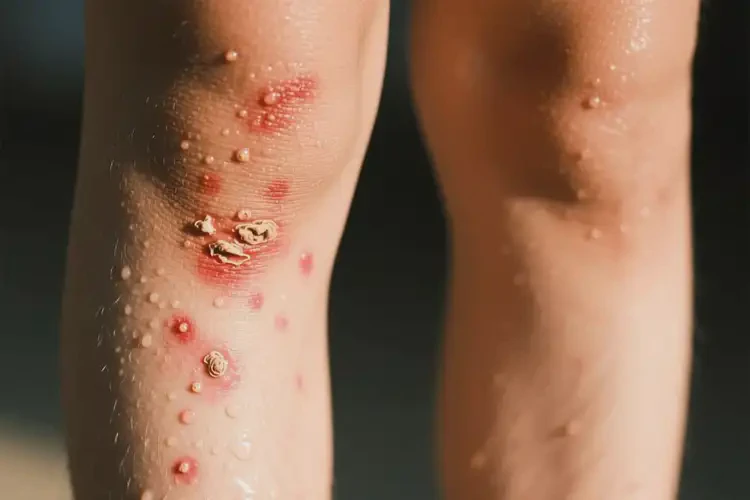 青少年小腿上容易長(zhǎng)濕疹能徹底自愈嗎(圖2)