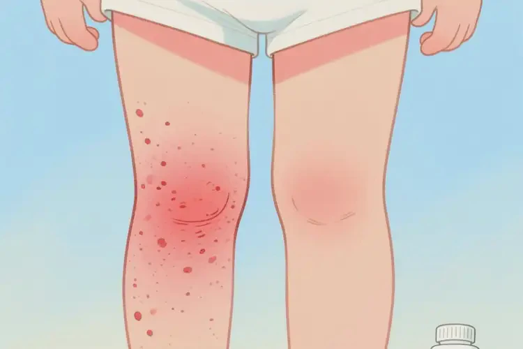 小孩大腿上長濕疹可以徹底自愈嗎(圖2)