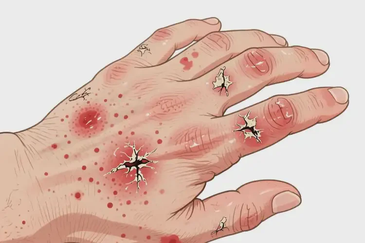 大學(xué)生手上出濕疹能夠徹底治愈嗎(圖3)