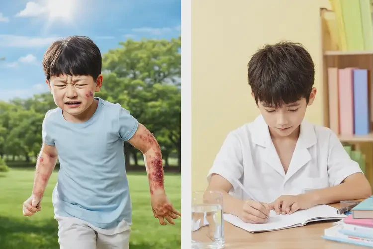 小孩四肢经常长湿疹可以彻底自愈吗(图1)