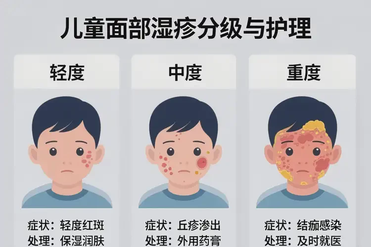 小學(xué)生臉上有濕疹能靠自己自愈嗎(圖1)