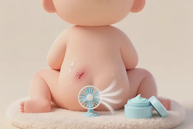 孩子屁股偶爾起濕疹可不可以徹底自愈(圖1)