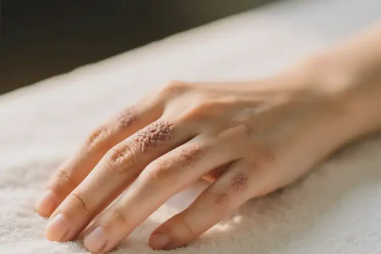 青年人手上偶尔起湿疹不管它会自己好吗(图2)