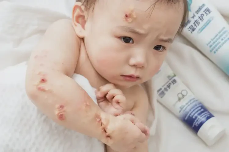 寶寶身上起濕疹可不可以徹底自愈(圖4)