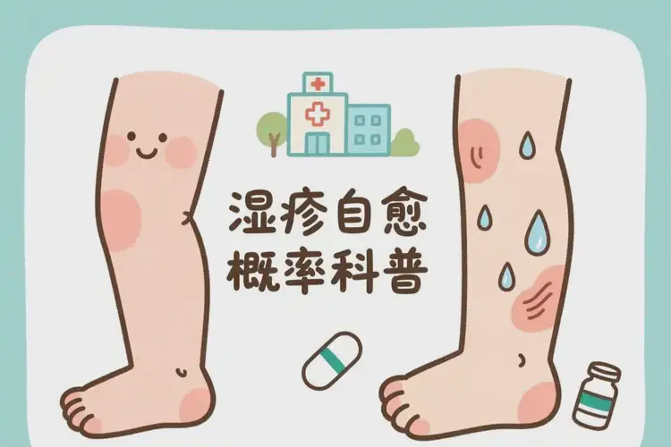 少兒小腿容易起濕疹不管它會(huì)自己自愈嗎(圖1)