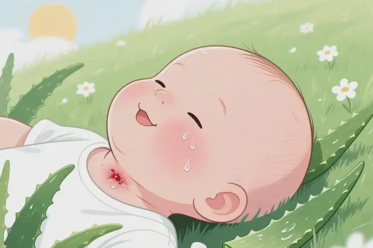 嬰兒脖子上經(jīng)常長濕疹能徹底自愈嗎(圖1)