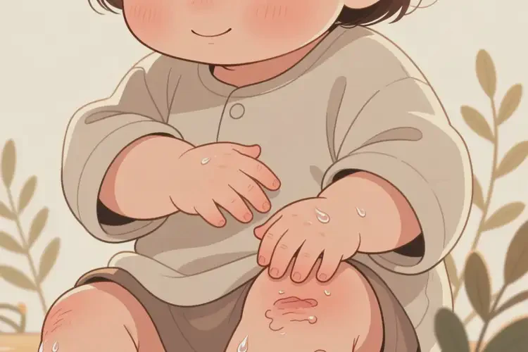 幼兒四肢經(jīng)常起濕疹不管它會(huì)自己好嗎(圖2)