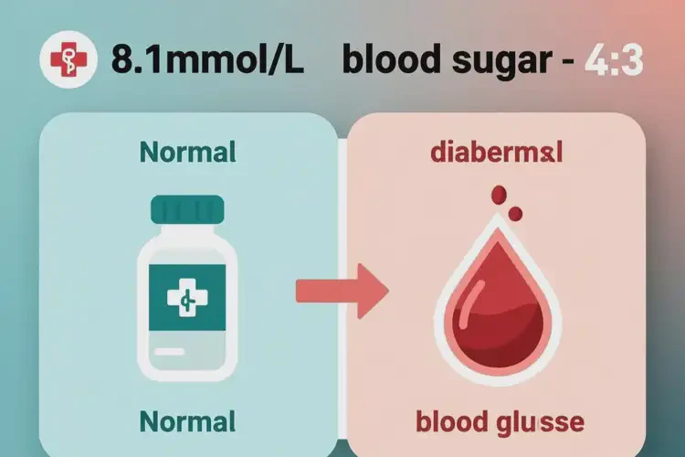 中年人早上空腹血糖8點1是糖尿病嗎(圖1)