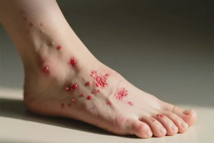 女人腳上經(jīng)常長(zhǎng)濕疹能不能徹底自愈(圖4)