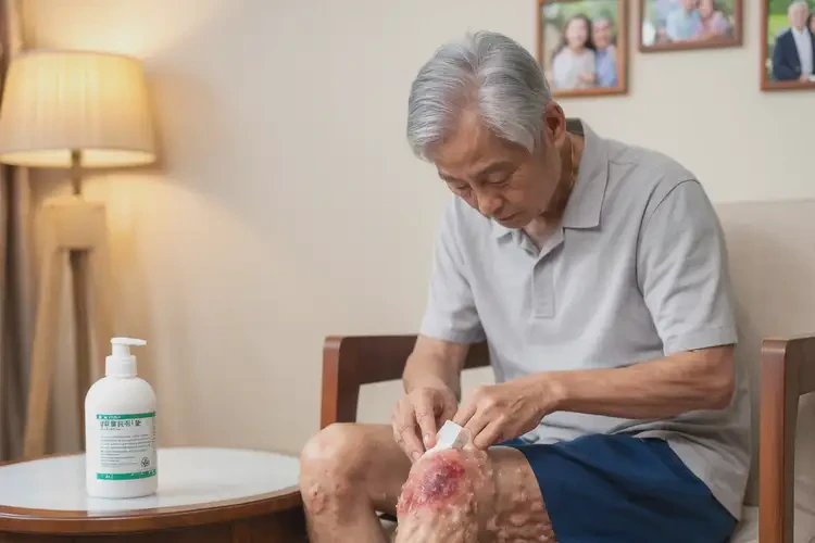 老年人大腿上容易長(zhǎng)濕疹能徹底自愈嗎(圖2)