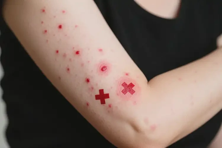 女人手臂上长湿疹能够彻底治愈吗(图2)