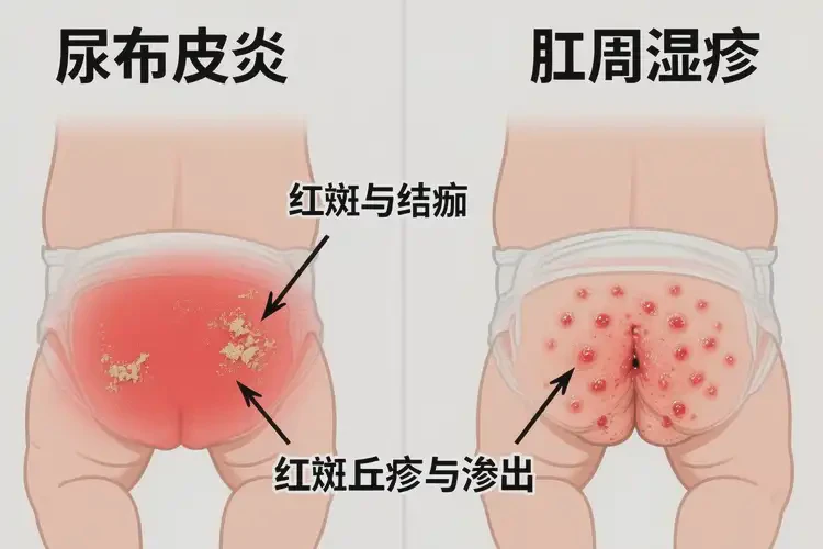 寶寶屁股上長(zhǎng)濕疹不管它會(huì)自己自愈嗎(圖3)