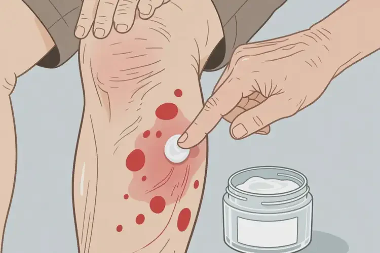 老年人大腿容易長濕疹能夠徹底治愈嗎(圖2)