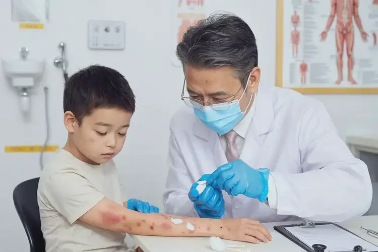 小兒四肢長(zhǎng)濕疹能夠治愈嗎(圖3)