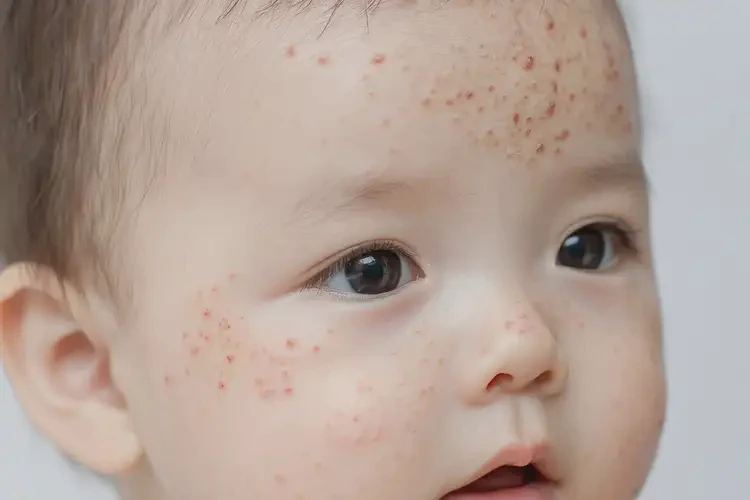 小孩臉上出濕疹不管它會(huì)自己痊愈嗎(圖4)