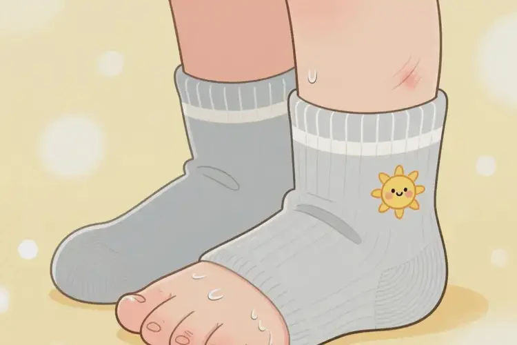 少兒腳上出現(xiàn)濕疹能徹底自愈嗎(圖1)