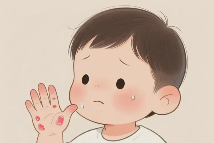 孩子手上偶爾起濕疹能靠自己自愈嗎(圖3)