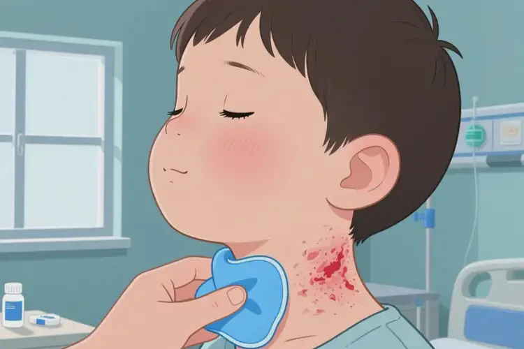 孩子脖子偶爾長濕疹能夠徹底治愈嗎(圖2)