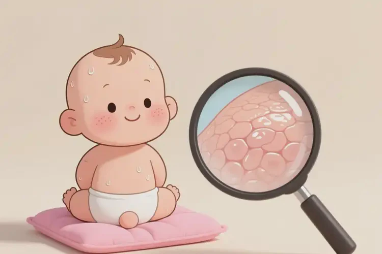 嬰幼兒屁股經常起濕疹不管它會自己好嗎(圖2)