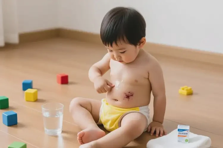 孩子肚子起濕疹能徹底自愈嗎(圖2)