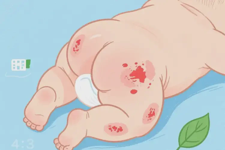 小兒屁股有濕疹能靠自己自愈嗎(圖4)