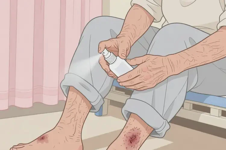 高齡老人小腿上經(jīng)常長濕疹可不可以徹底自愈(圖1)