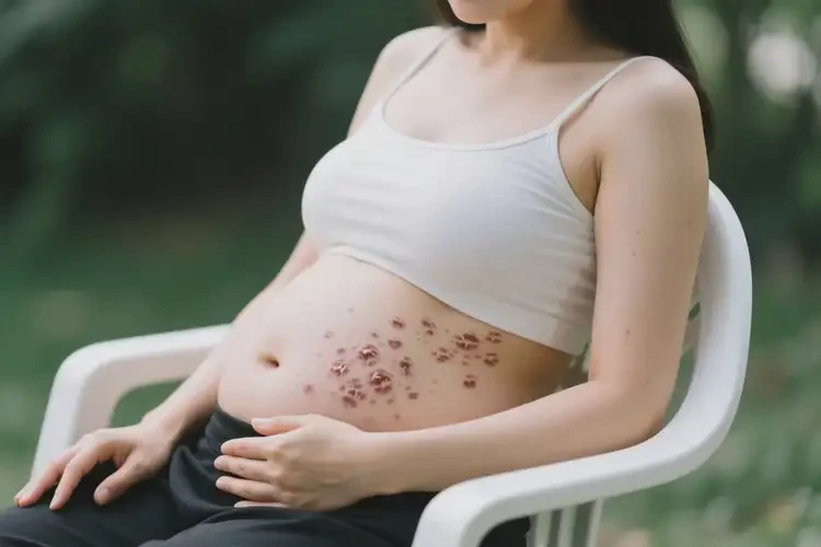 女人肚子上容易長濕疹能夠徹底治愈嗎(圖3)